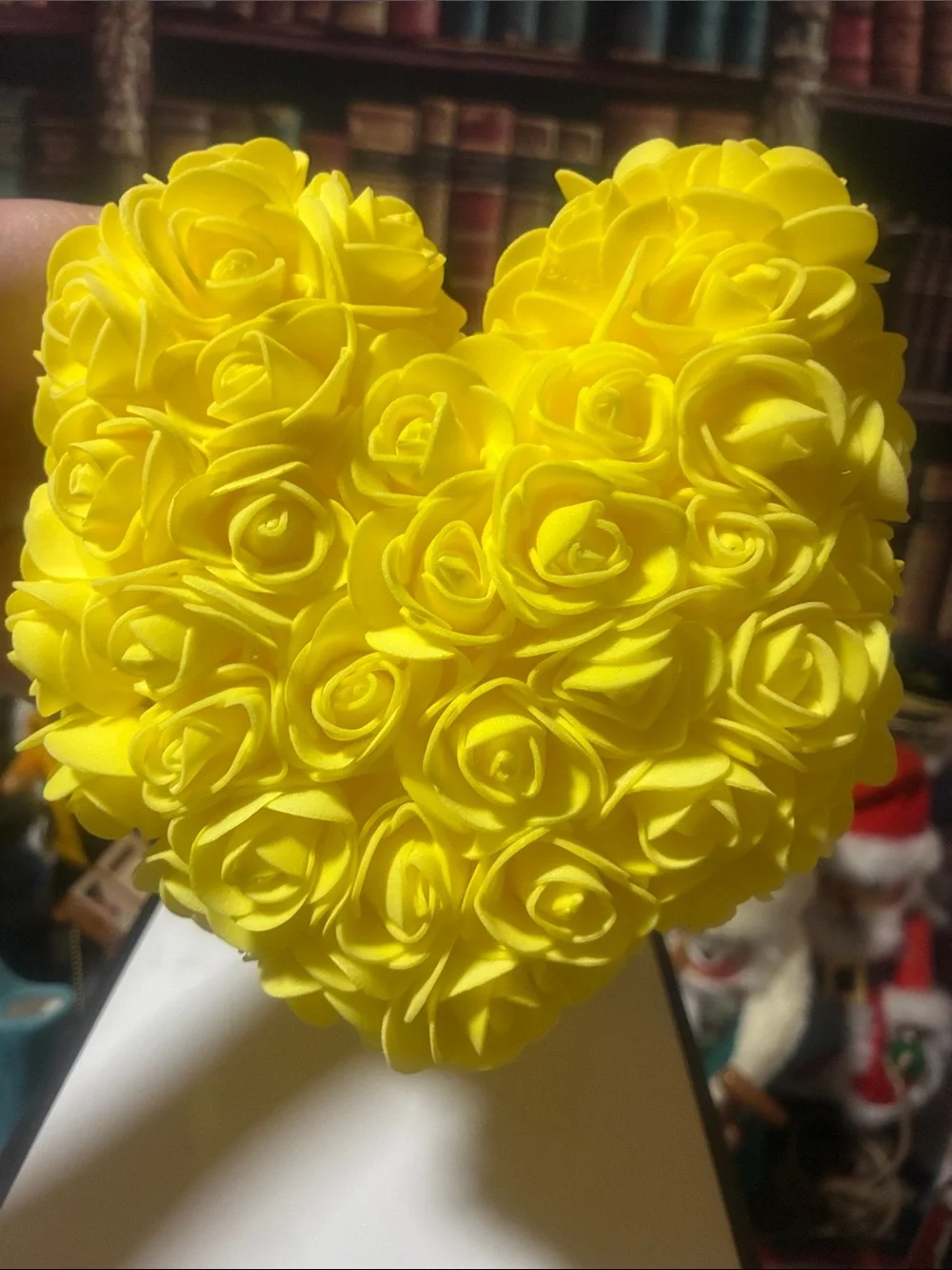 Always and Forever Yellow Rose Bear Home Accent by